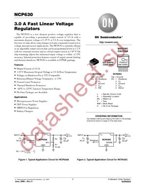 NCP630GD2TG datasheet  